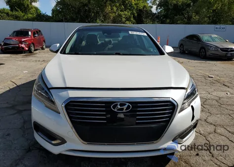 2017 Hyundai Sonata Hybrid из США, поврежденный, VIN KMHE34L10HA044848